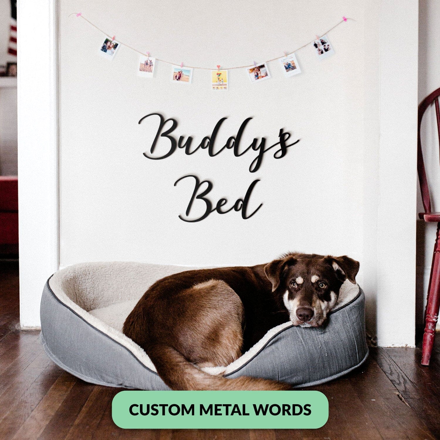 HOAGARD Custom Metal Words, Metal Wall Art