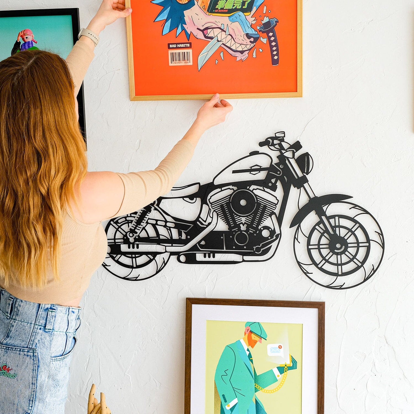 Forty Eight Inspired Motorcycle Metal Wall Art Hoagard.com 