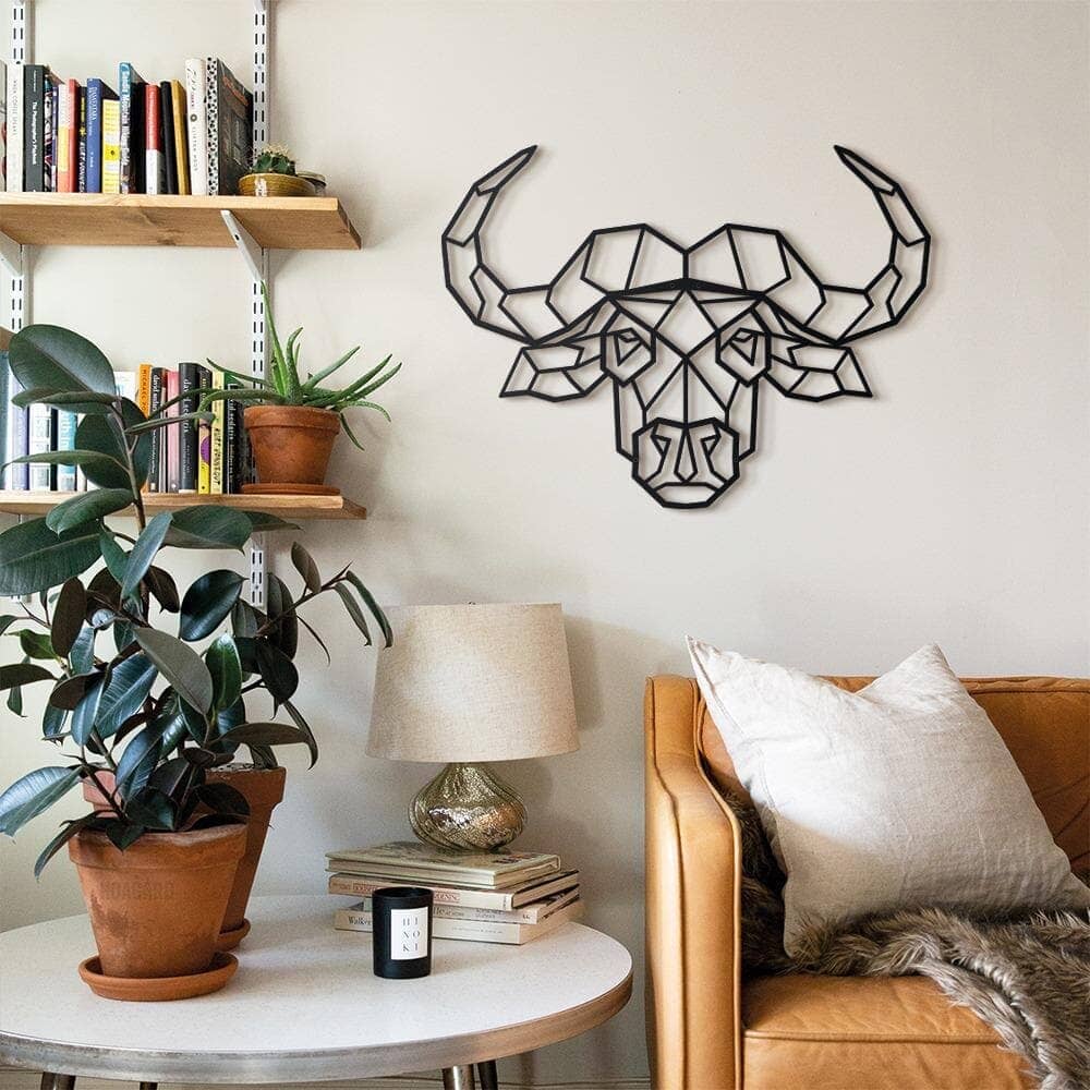 Bull Head , Metal Wall Art , Hoagard.com