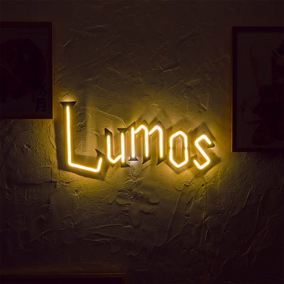 Art mural néon Lumos