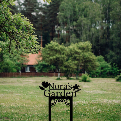 Custom Garden Sign Metal Wall Art Hoagard.com 