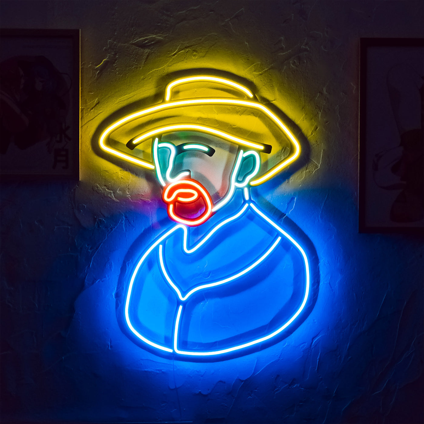 Van Gogh Neon Wall Art
