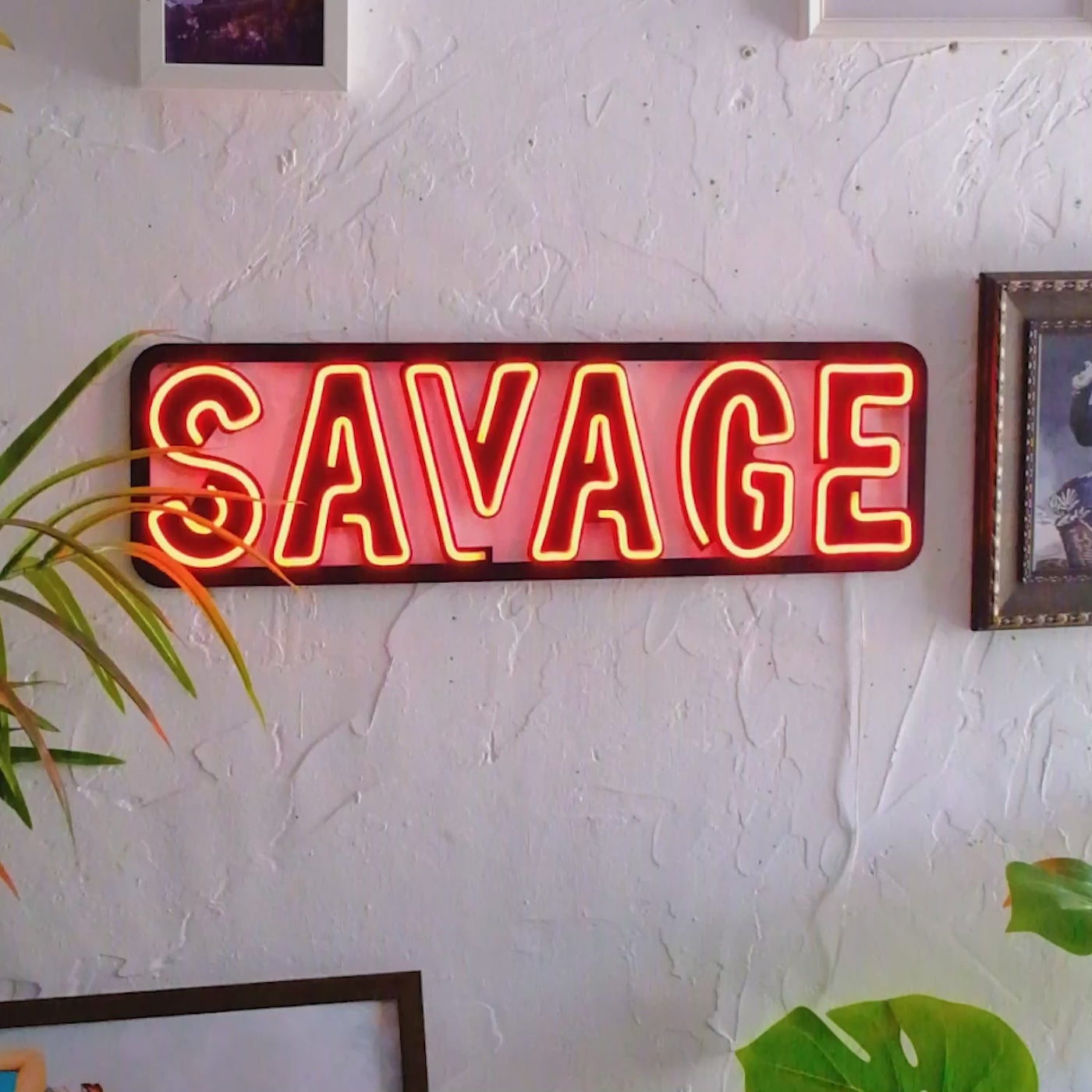 HOAGARD  Savage Neon Wall Art –