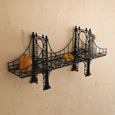 Manhattan Metal Bridge Shelf , Metal Wall Art , Hoagard.com