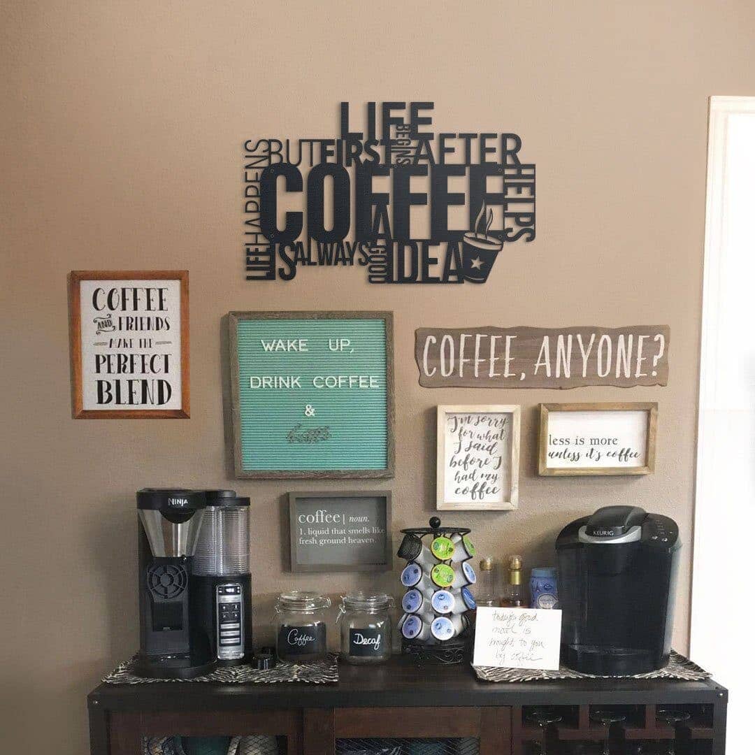 Coffee , Metal Wall Art , Hoagard.com