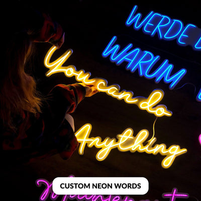 Custom Neon Words Hoagard.com 