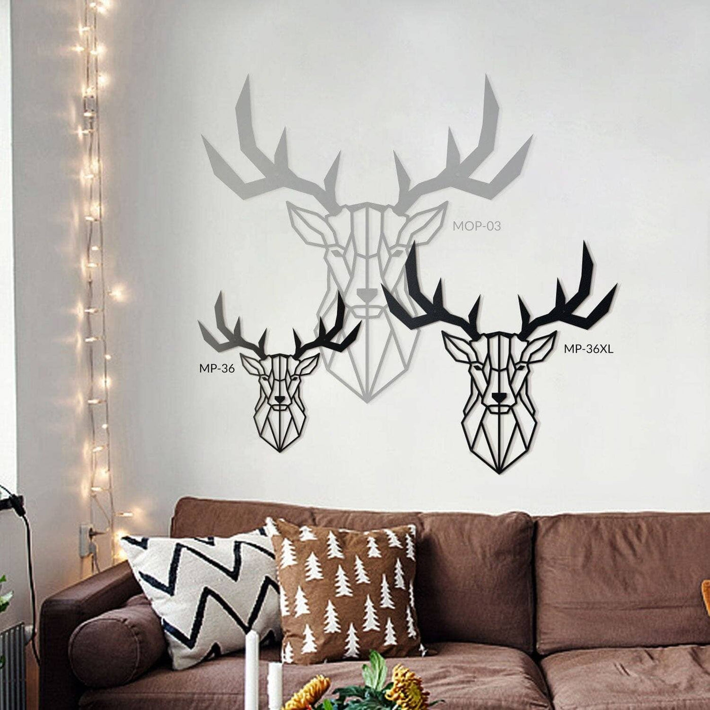 Deer Head , Metal Wall Art , Hoagard.com