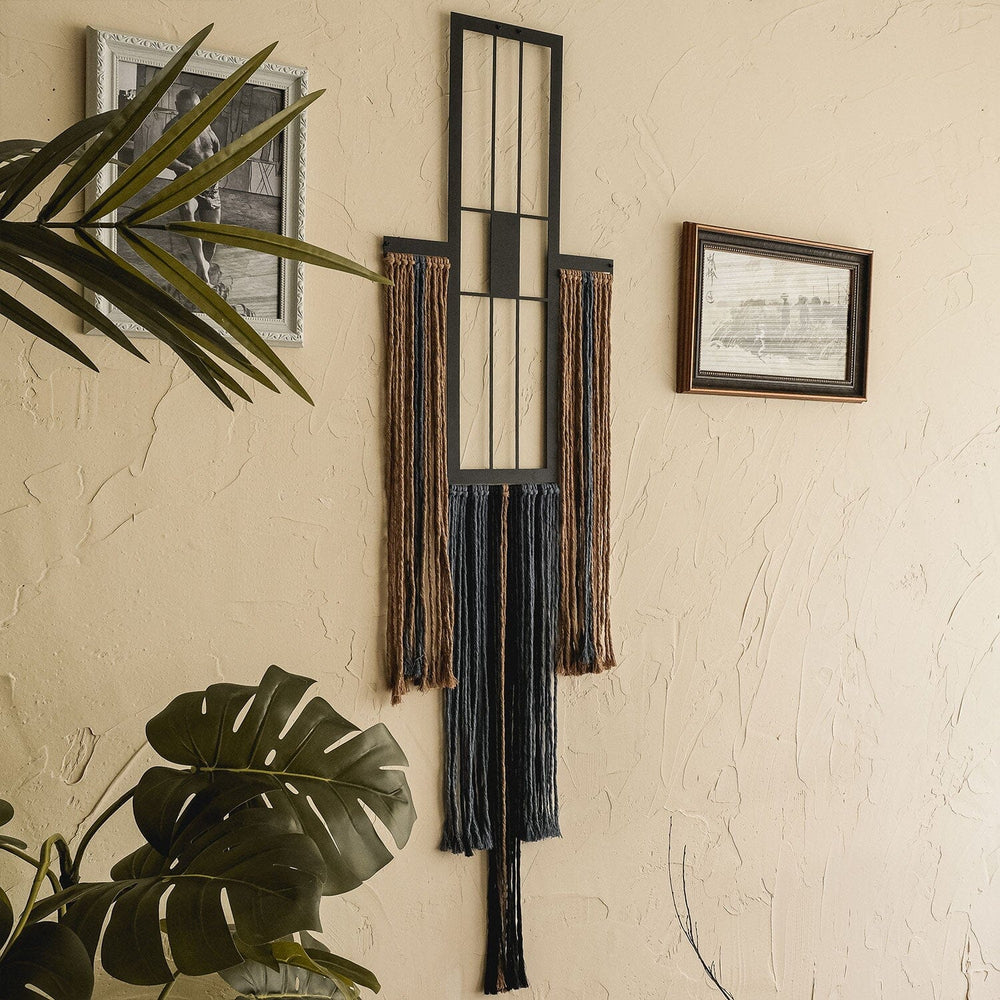 Sayen Metal Macrame, Macrame Wall Decor, Hoagard, , , - Hoagard
