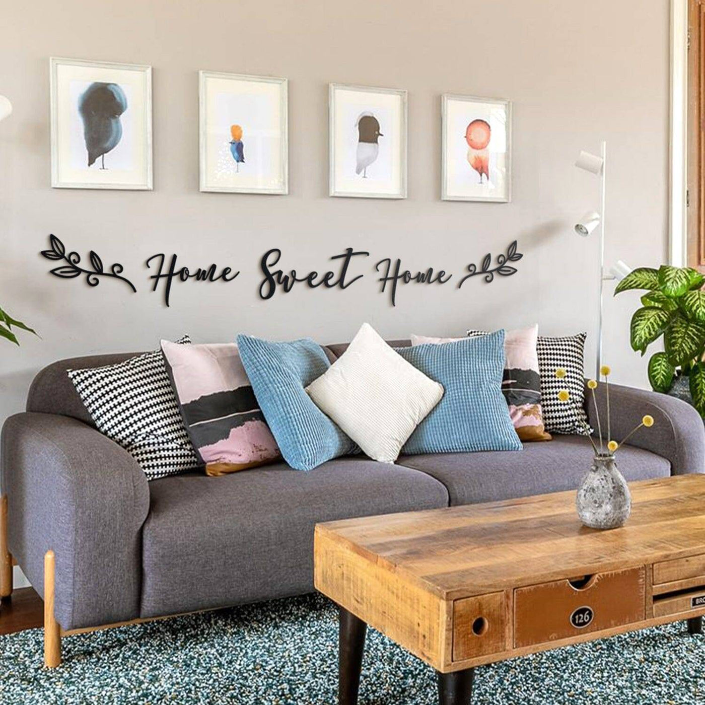 Home Sweet Home Metal Wall Art Hoagard 