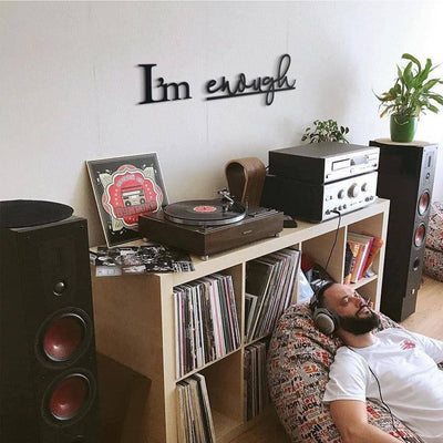 I'm Enough , Metal Wall Art , Hoagard.com