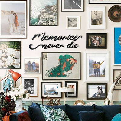 Memories Never Die , Metal Wall Art , Hoagard.com