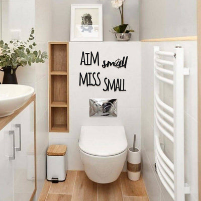 Aim Small Miss Small Metal Wall Art Hoagard 