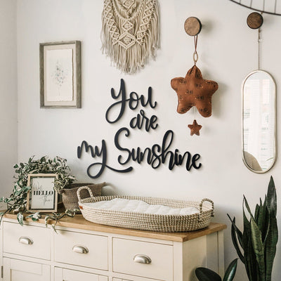 You Are My Sunshine Metal Wall Art Hoagard USA 