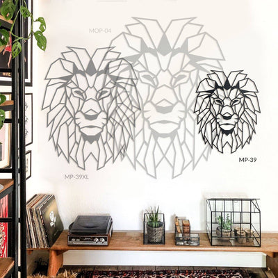 Lion Head , Metal Wall Art , Hoagard.com