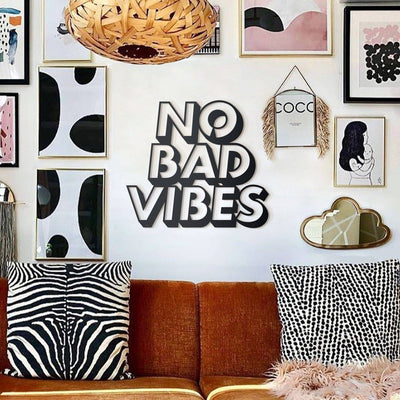 Bad Vibes Metal Wall Art Hoagard 