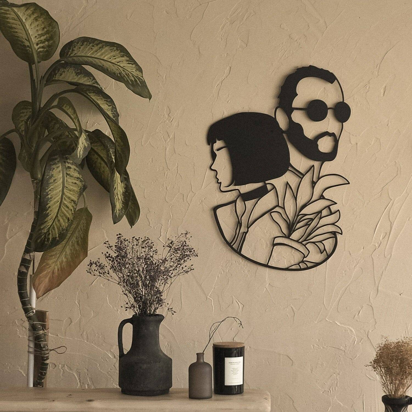 Leon & Mathilda , Metal Wall Art , Hoagard.com