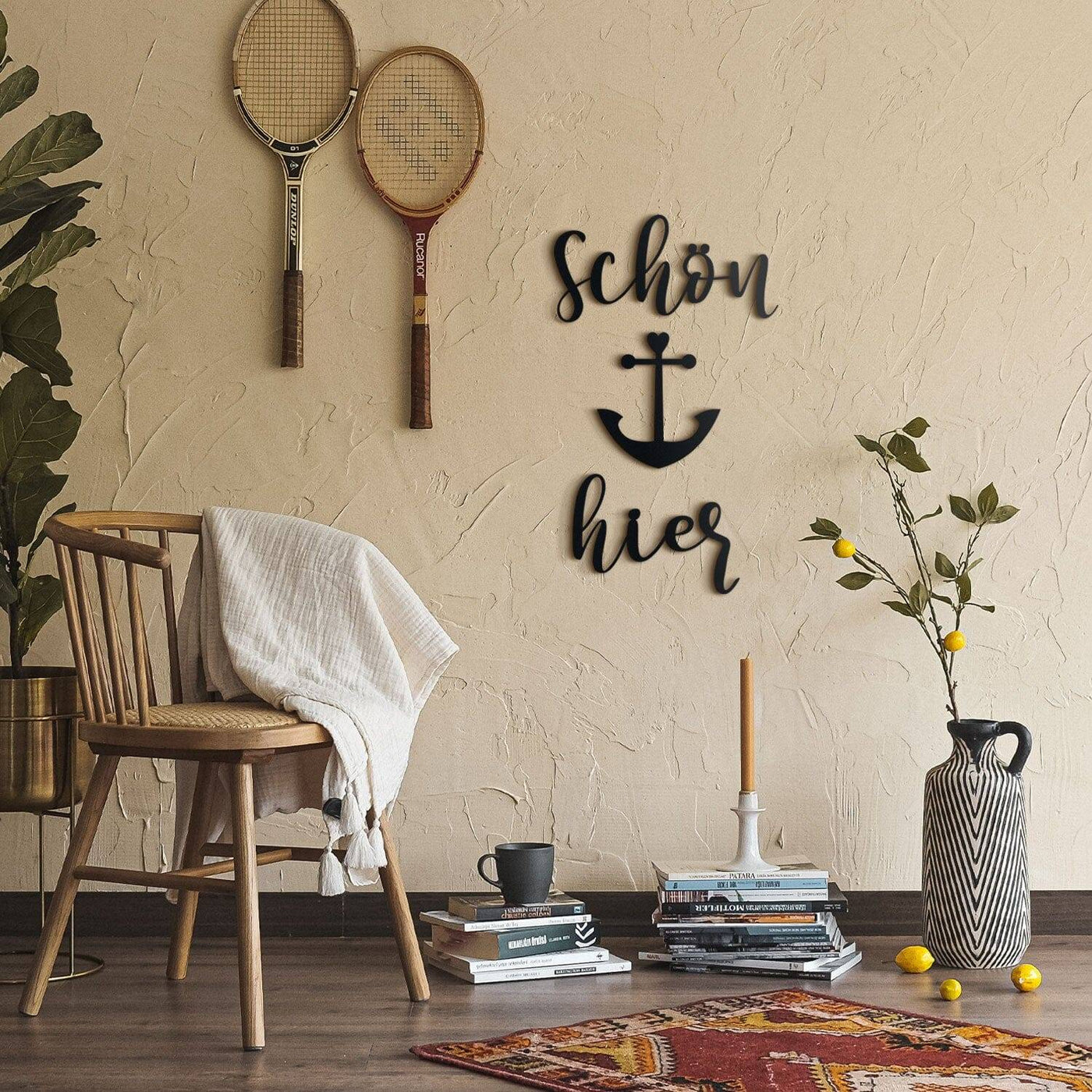 Schön Hier , Metal Wall Art , Hoagard.com