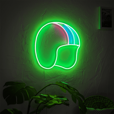 Helmet Neon Wall Art Neon Wall Art Hoagard 