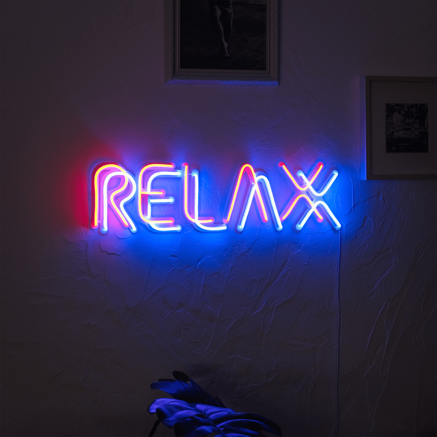 Relax Neon Wall Art Neon Wall Art Hoagard 