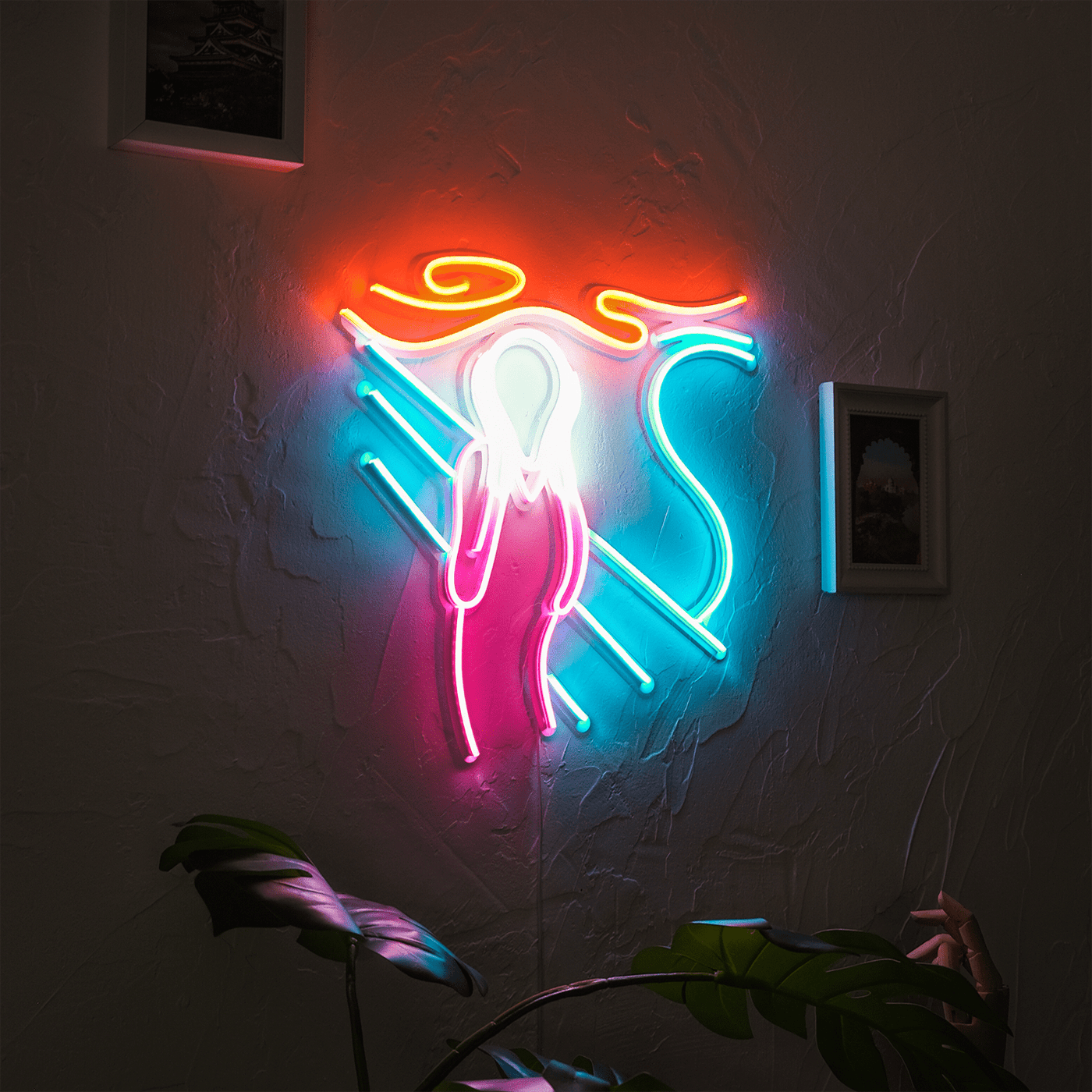 Grito Neon Wall Art Neon Wall Art Hoagard 