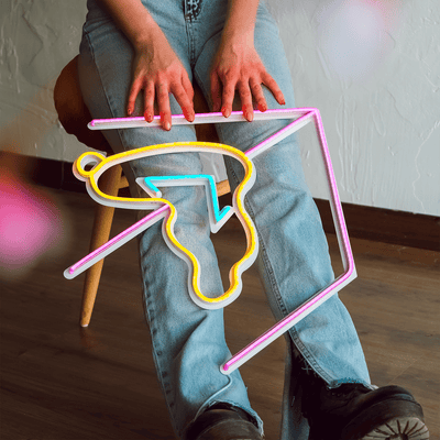 Time Neon Wall Art Neon Wall Art Hoagard 