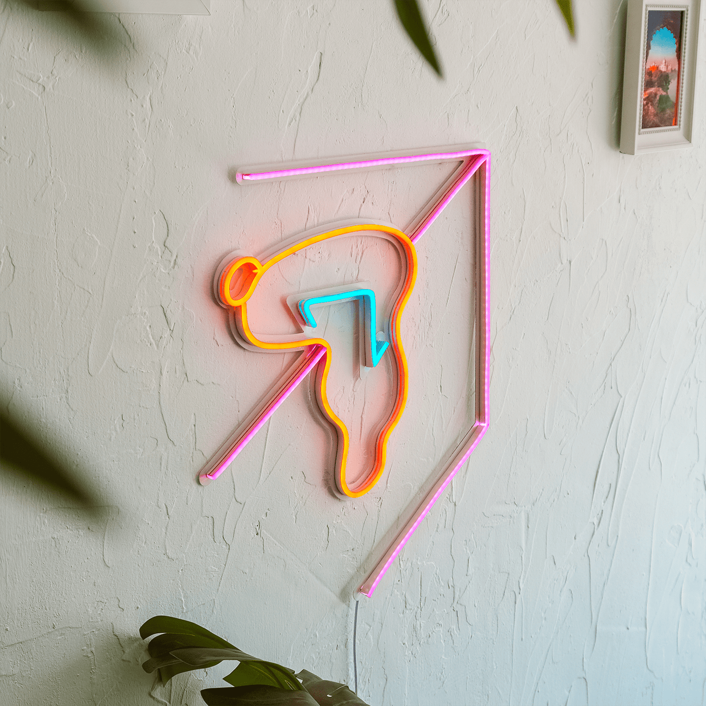 Time Neon Wall Art Neon Wall Art Hoagard 