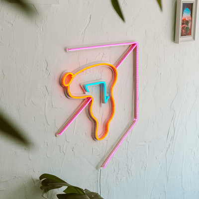 Time Neon Wall Art Neon Wall Art Hoagard 