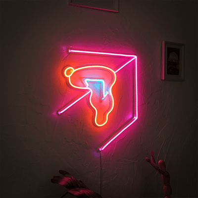 Time Neon Wall Art Neon Wall Art Hoagard 