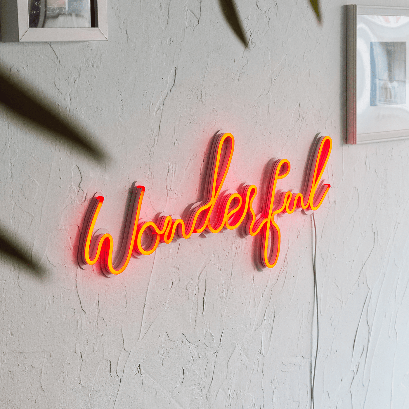 Wonder Neon Wall Art Neon Wall Art Hoagard 