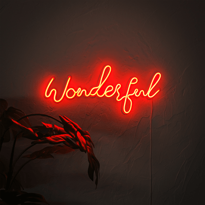 Wonder Neon Wall Art Neon Wall Art Hoagard 