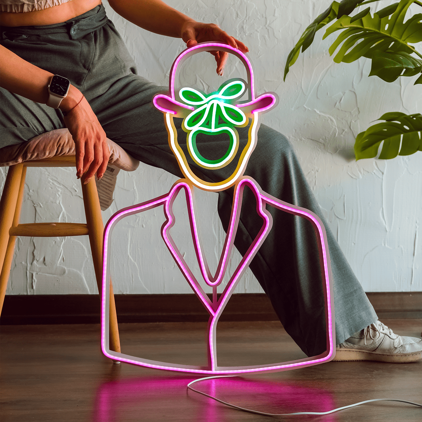 Homem Neon Wall Art Neon Wall Art Hoagard 