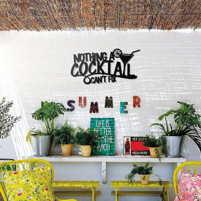 Cocktail , Metal Wall Art , Hoagard.com
