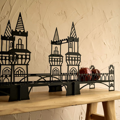 Berlin Metal Bridge Shelf , Metal Wall Art , Hoagard.com