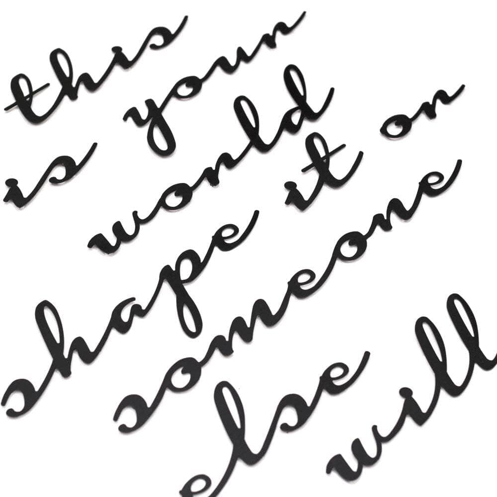 This Is Your World Shape It Or Someone Else Will, Motivation Wall Decor, Hoagard, , , - Hoagard