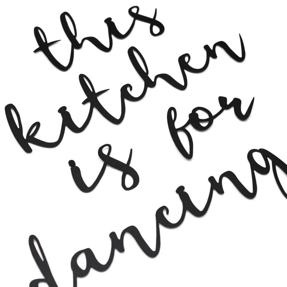 This Kitchen Is For Dancing , Metal Wall Art , Hoagard.com